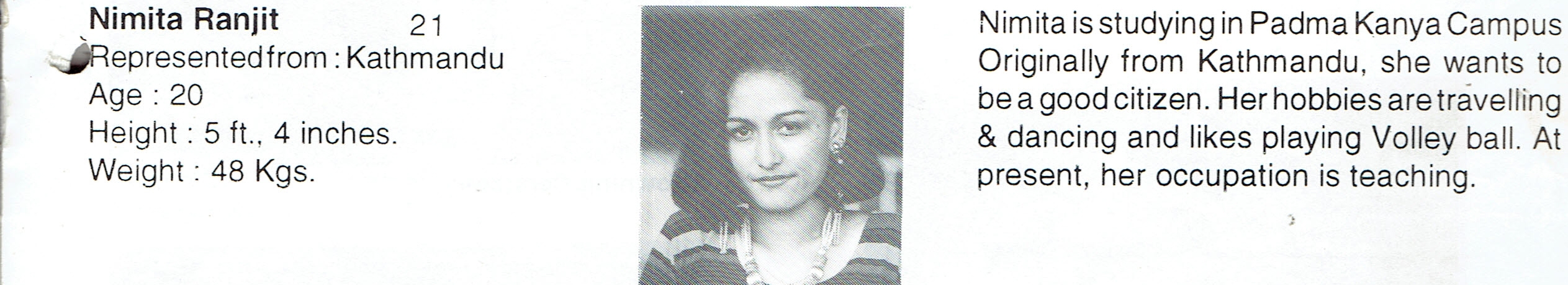 Nimita Ranjit